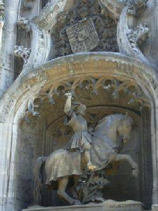 Statue du Duc Antoine II de Lorraine au Palais de Nancy